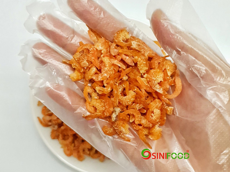 tôm khô nguyên liệu làm tôm khô kho quẹt ngon