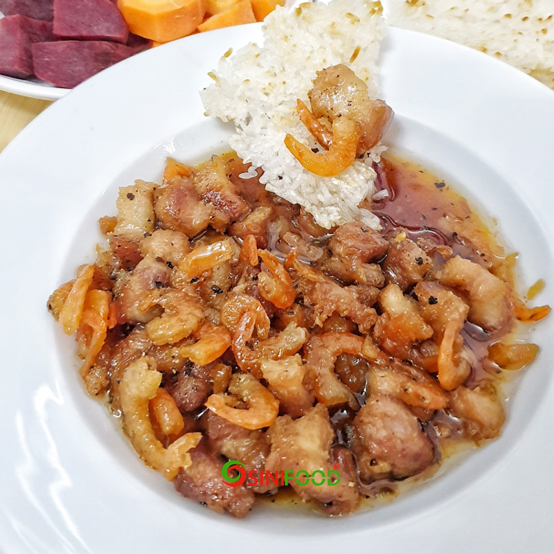 Tôm khô kho quẹt sinifood