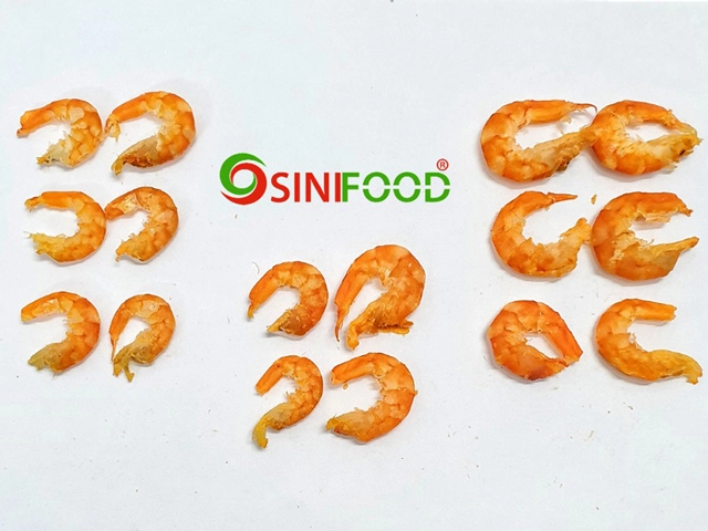 So sánh tôm khô loại 1 và 2
