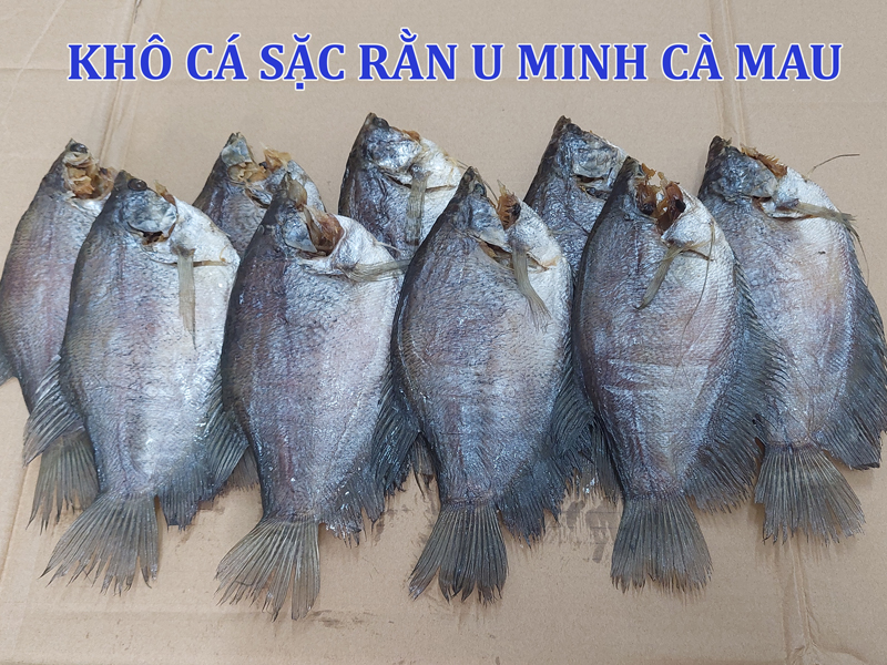 Khô cá sặc rằn U Minh Cà Mau